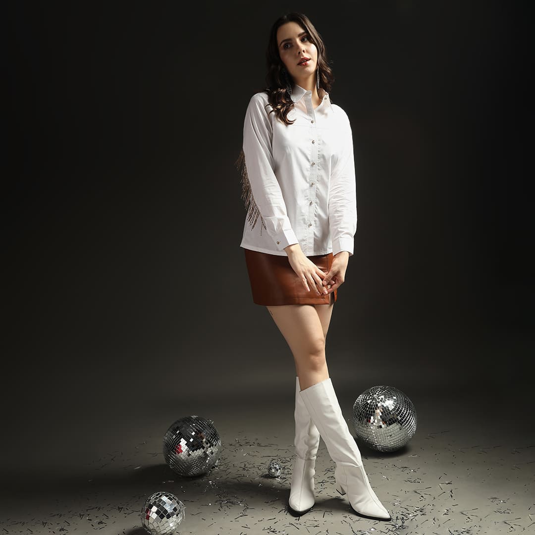 Celestial Fringe Shirt